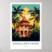 Magellans Cross Cebu Travel Print Poster (Vorne)