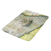 Magellans Schiff Victoria, Antike Karte Pazifische Badematte (Schrägansicht)