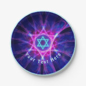 Magen Bet Fractal Pappteller (Vorderseite)