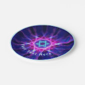 Magen Bet Fractal Pappteller (Schrägansicht)