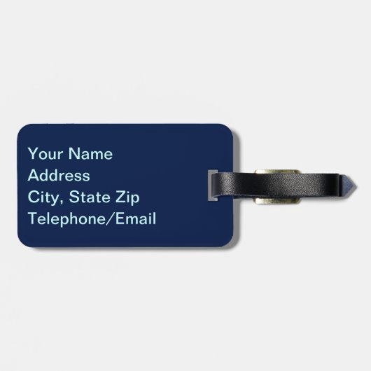 Magen Bet Gepäckanhänger (Rückseite horizontal)