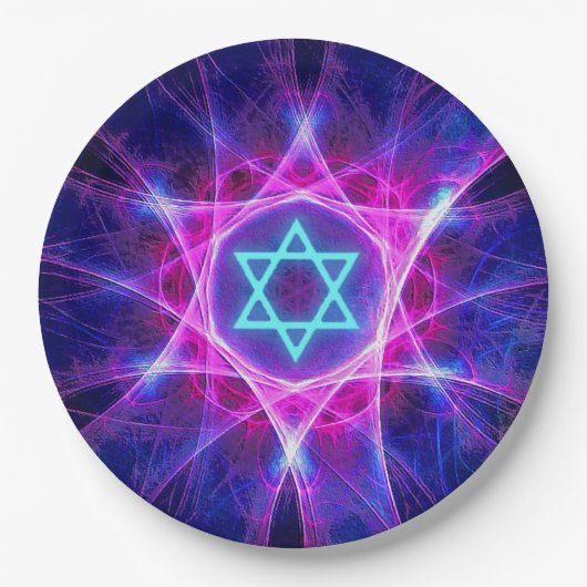 Magen Bet Pappteller (Vorderseite)