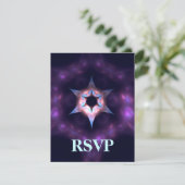 Magen Dalet RSVP Karte (Stehend Vorderseite)