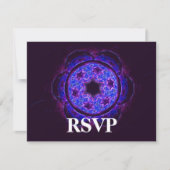 Magen David Alef Bar/Bat Mitzvah UAWG RSVP Karte (Vorderseite)