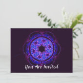 Magen David Alef Einladung (Stehend Vorderseite)