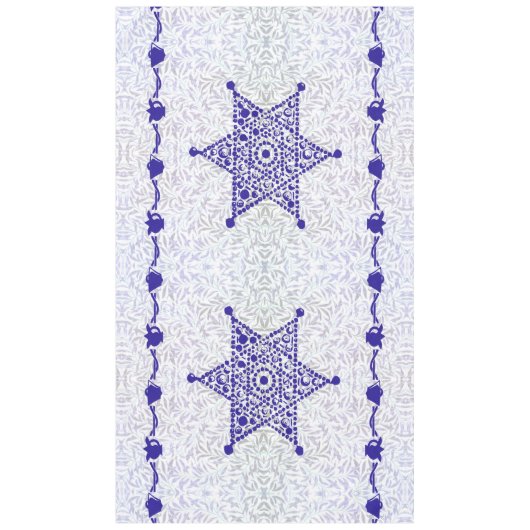 Magen David ~ Bell und Granatapfel Tischdecke (Vorderseite)