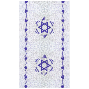 Magen David ~ Bell und Pomegranat Tischdecke