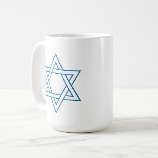 Magen David Kaffeetasse (Vorderseite Links)