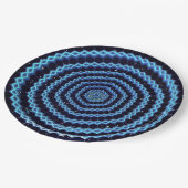 Magen David und Diamonds Pappteller (Schrägansicht)