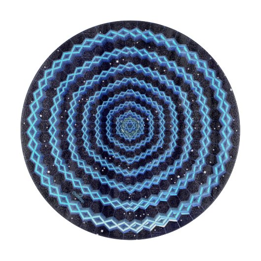 Magen David und Diamonds Schneidebrett (Vorderseite)