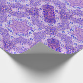 Magen- David und Weide-Blatt Geschenkpapier (Ecke)