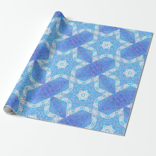 Magen David und Willow Leaf Geschenkpapier