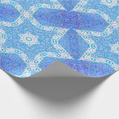 Magen David und Willow Leaf Geschenkpapier (Ecke)