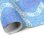 Magen David und Willow Leaf Geschenkpapier (Rolleneckpunkt)