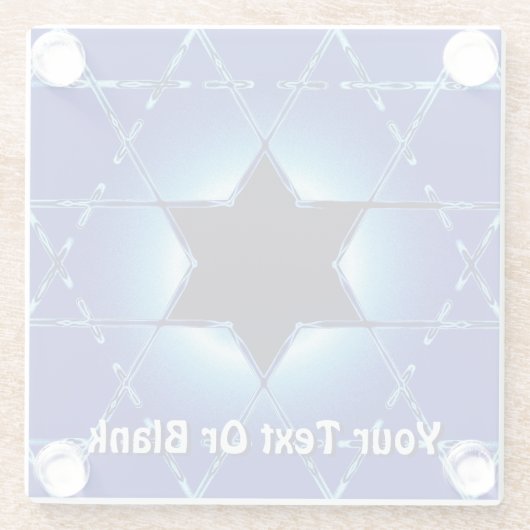 Magen Gimel Glasuntersetzer (Rückseite)