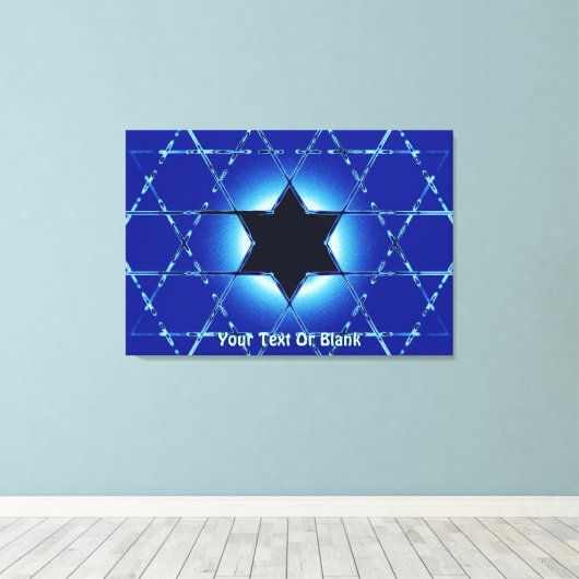 Magen Gimel Leinwanddruck (Insitu (Holzboden))