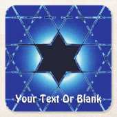 Magen Gimel Rechteckiger Pappuntersetzer (Vorderseite)