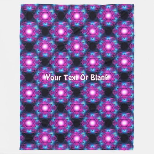 Magen Heh Fraktal Fleecedecke (Vorderseite)