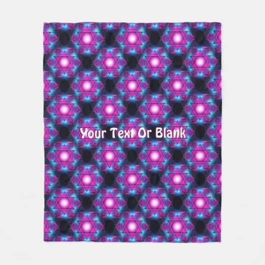 Magen Heh Fraktal Fleecedecke (Vorderseite)