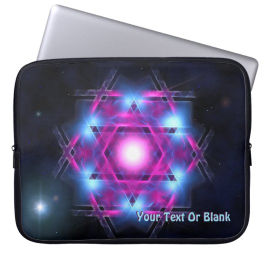 Magen Heh Fraktal Laptopschutzhülle (Vorderseite)