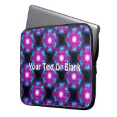 Magen Heh Fraktal Laptopschutzhülle (Vorderseite Links)