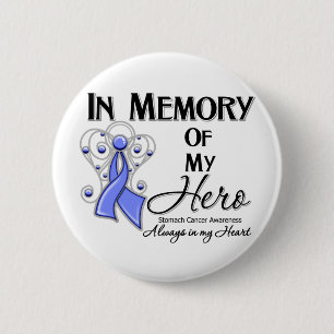 Magen-Krebs zum Gedenken an meinen Held Button