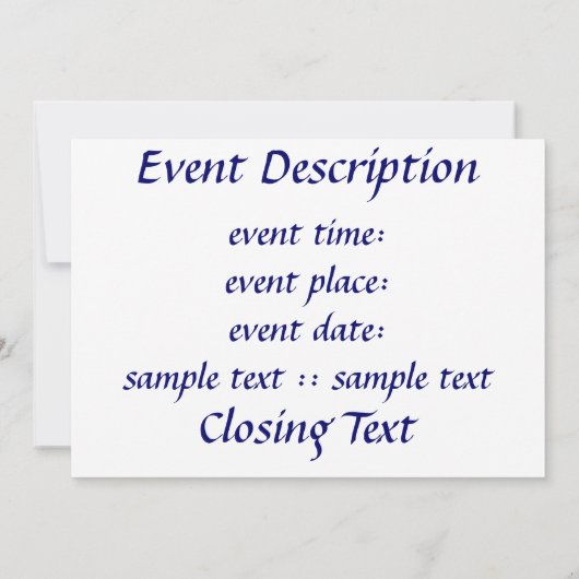 Magen Lavan Einladung (Rückseite)