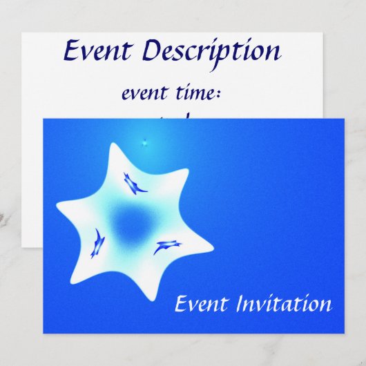 Magen Lavan Einladung (Vorne/Hinten)