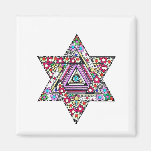 Magen Star of David Magnet (Vorne)