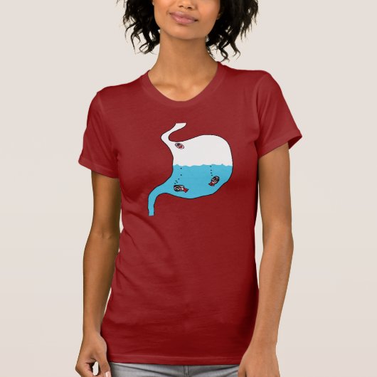 Magen-Taucher T-Shirt (Vorderseite)