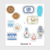 Mägen und Fauna Aufkleber (Blatt)