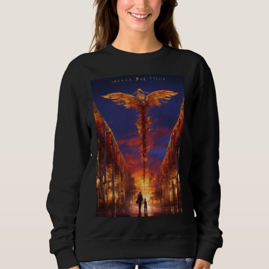 Magenadler am Himmel Sweatshirt (Vorderseite)