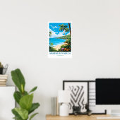 Magens Bay Beach Jungfrau Islands Reisen Print Poster (Heimbüro)