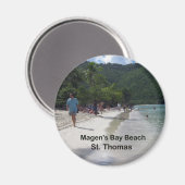 Magen's Bay Beach, St. Thomas Magnet (Vorderseite/Rückseite)
