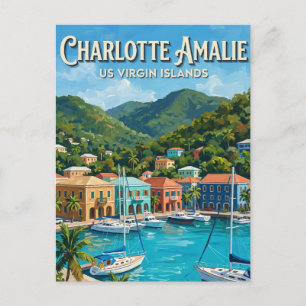 Magens Bay Charlotte Amalie Amerikanische Jungfern Postkarte