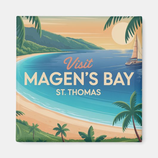 Magen's Bay, St. Thomas Magnet (Vorne)