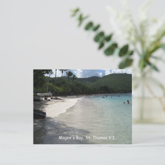 Magen's Bay, St. Thomas Postkarte (Stehend Vorderseite)