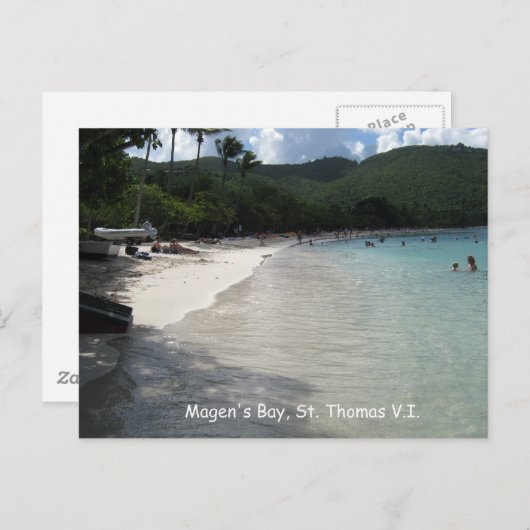 Magen's Bay, St. Thomas Postkarte (Vorne/Hinten)