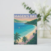 Magen's Bay, St. Thomas Postkarte (Stehend Vorderseite)