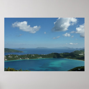 Magens Bay, St. Thomas Schöne Insel Szene Poster