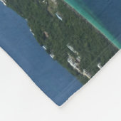 Magens Bay, St. Thomas Schöne Inselszene Fleecedecke (Ecke)