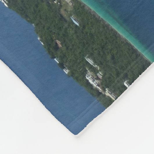 Magens Bay, St. Thomas Schöne Inselszene Fleecedecke (Ecke)