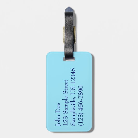 Magens Bay, St. Thomas Schöne Inselszene Gepäckanhänger (Rückseite vertikal)