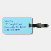 Magens Bay, St. Thomas Schöne Inselszene Gepäckanhänger (Rückseite horizontal)