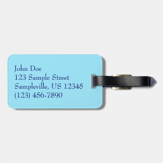 Magens Bay, St. Thomas Schöne Inselszene Gepäckanhänger (Rückseite horizontal)