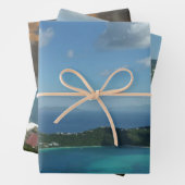 Magens Bay, St. Thomas Schöne Inselszene Geschenkpapier Set (Beispiel)
