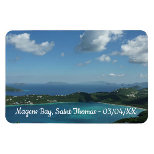 Magens Bay, St. Thomas Schöne Inselszene Magnet