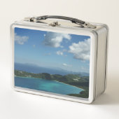 Magens Bay, St. Thomas Schöne Inselszene Metall Brotdose (Vorderseite)