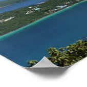 Magens Bay, St. Thomas Schöne Inselszene Poster (Ecke)