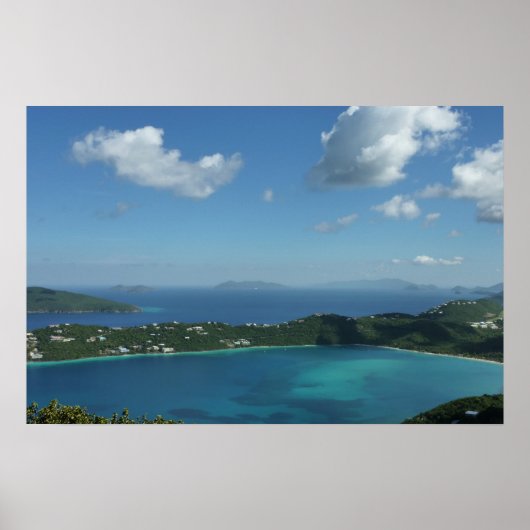 Magens Bay, St. Thomas Schöne Inselszene Poster (Vorne)